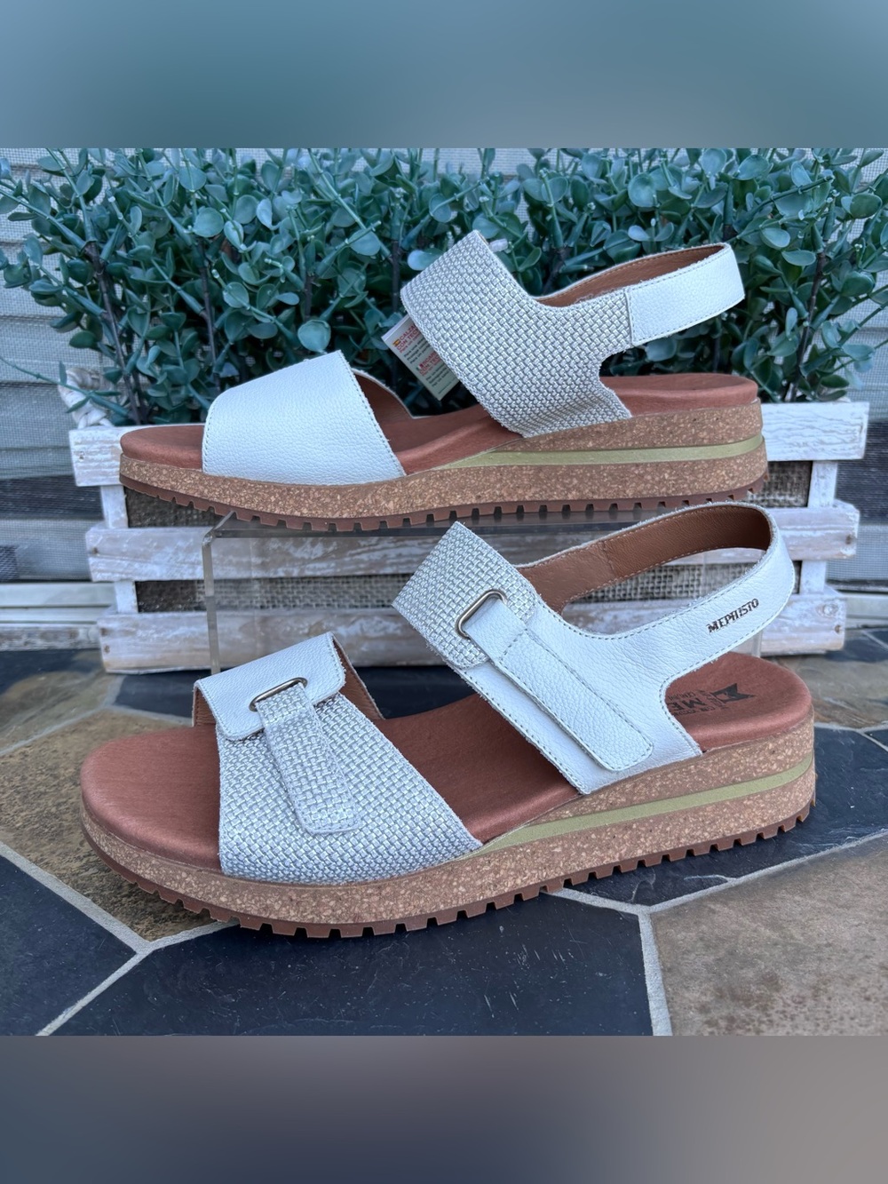 Mephisto Jade Platform Wedge Sandals
